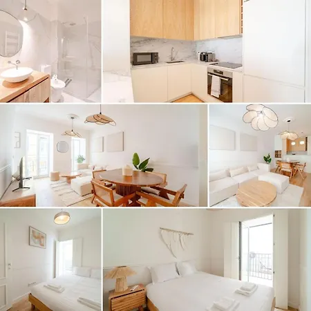 Newly Renovated 2br With Ac & Terrace | By Airnest * ליסבון